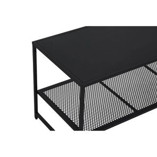 Acero Black Metal Coffee Table - LOOMSHIRE - 6