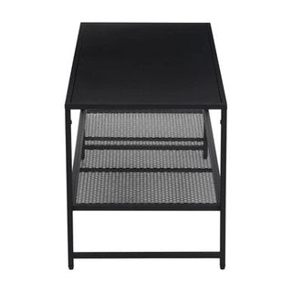 Acero Black Metal Coffee Table - LOOMSHIRE - 4