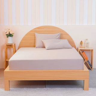 Ackly Bamboo - Beige Fitted Sheet - LOOMSHIRE - 5