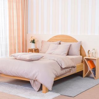 Ackly Bamboo - Beige Fitted Sheet - LOOMSHIRE - 7
