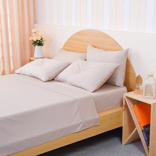 Ackly Bamboo - Beige Fitted Sheet - LOOMSHIRE - 4