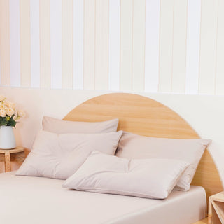 Ackly Bamboo - Beige Pillowcases Pair - LOOMSHIRE - 5