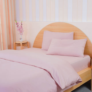 Ackly Bamboo - Blush Pink Duvet Cover - LOOMSHIRE - 2
