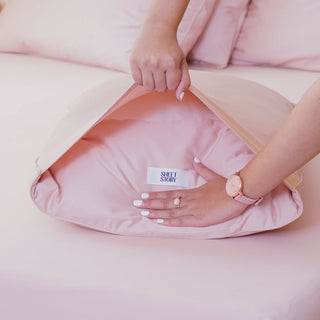Ackly Bamboo - Blush Pink Pillowcases Pair - LOOMSHIRE - 2