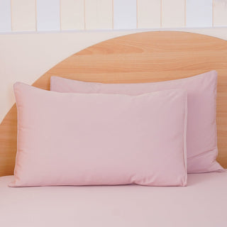 Ackly Bamboo - Blush Pink Pillowcases Pair - LOOMSHIRE - 4