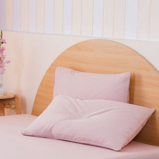 Ackly Bamboo - Blush Pink Pillowcases Pair - LOOMSHIRE - 1