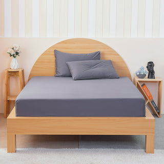 Ackly Bamboo - Charcoal Fitted Sheet - LOOMSHIRE - 6