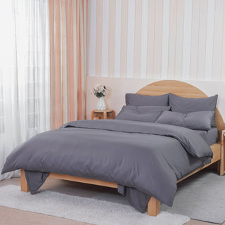 Ackly Bamboo - Charcoal Fitted Sheet - LOOMSHIRE - 7