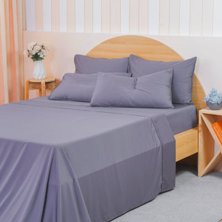 Ackly Bamboo - Charcoal Flat Sheet - LOOMSHIRE - 2