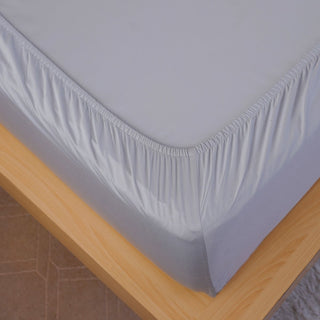 Ackly Bamboo - Dove Grey Fitted Sheet - LOOMSHIRE - 4