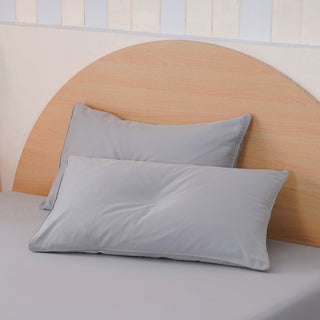 Ackly Bamboo - Dove Grey Pillowcases Pair - LOOMSHIRE - 1