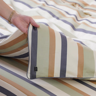 Ackly Bamboo - Harmony Stripe Duvet Cover - LOOMSHIRE - 3