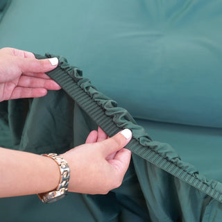 Ackly Bamboo - Royal Green Fitted Sheet - LOOMSHIRE - 5