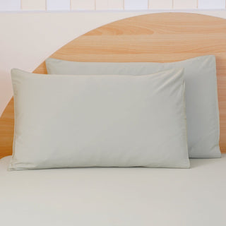 Ackly Bamboo - Sage Green Pillowcases Pair - LOOMSHIRE - 3