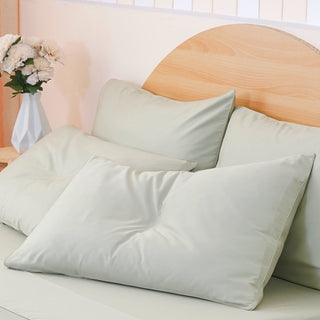 Ackly Bamboo - Sage Green Pillowcases Pair - LOOMSHIRE - 7