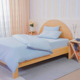 Ackly Bamboo - Sky Blue Duvet Cover - LOOMSHIRE - 3