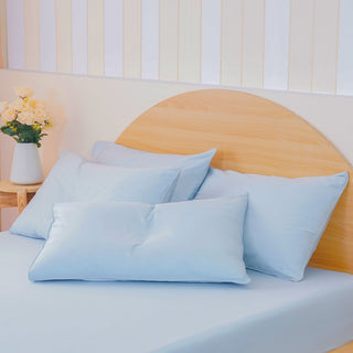 Ackly Bamboo - Sky Blue Pillowcases Pair - LOOMSHIRE - 6
