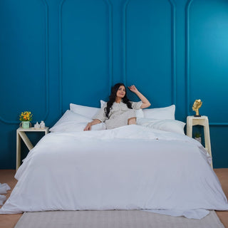Ackly Bamboo - White Fitted Sheet