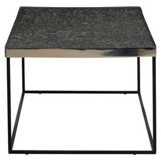 Akola Rectangle Coffee Table in Silver and Glass - LOOMSHIRE - 2