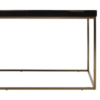 Aris Black And Gold Coffee Table - LOOMSHIRE - 4