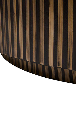 Bambusa Bamboo Inlay Round Coffee Table - LOOMSHIRE - 10