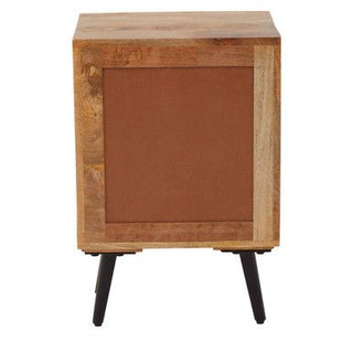 Boho Two Drawer Bedside Table In Mango Wood - LOOMSHIRE - 5