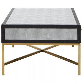 Cadiz Grey Shagreen Coffee Table - LOOMSHIRE - 4