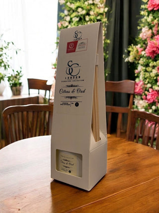 Citrus & Oud Reed Diffuser (100ml) – Luxury, Long‑Lasting Home Fragrance - LOOMSHIRE - 2