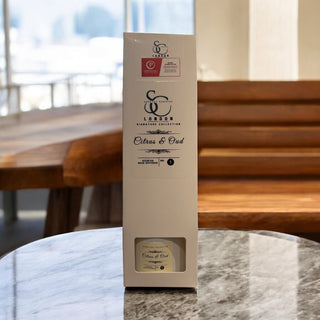 Citrus & Oud Reed Diffuser (100ml) – Luxury, Long‑Lasting Home Fragrance - LOOMSHIRE - 4