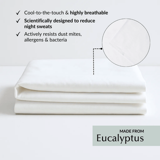 Cool & Comfy Silk Flat Sheet (Eucalyptus) - LOOMSHIRE - 2