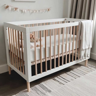 Cot Fitted Sheet 100% Cotton 120x60cm - Pack Of 4 - LOOMSHIRE - 1