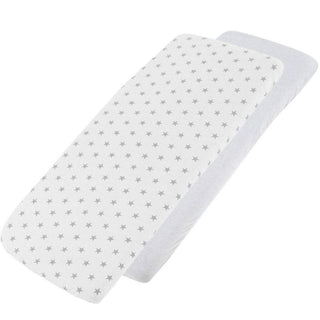 Crib Jersey Fitted Sheets 100% Cotton 40x90cm - Pack Of 2 - Fits All Models - LOOMSHIRE - 29