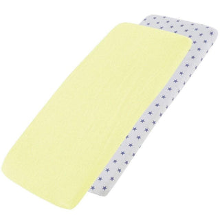 Crib Jersey Fitted Sheets 100% Cotton 40x90cm - Pack Of 2 - Fits All Models - LOOMSHIRE - 102