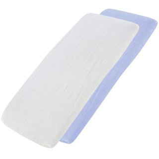 Crib Jersey Fitted Sheets 100% Cotton 40x90cm - Pack Of 4 - Fits All Models - LOOMSHIRE - 72