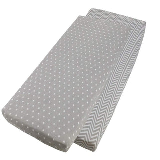 Crib Jersey Fitted Sheets 100% Cotton 40x90cm - Pack Of 4 - Fits All Models - LOOMSHIRE - 159