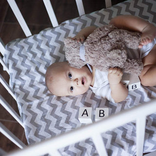 Crib Jersey Fitted Sheets 100% Cotton 40x90cm - Pack Of 4 - Fits All Models - LOOMSHIRE - 12