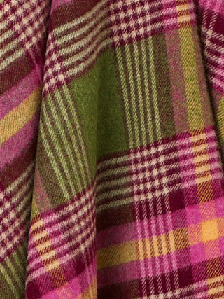 Dorset Shetland Pure New Wool Throw - Apple - LOOMSHIRE - 5