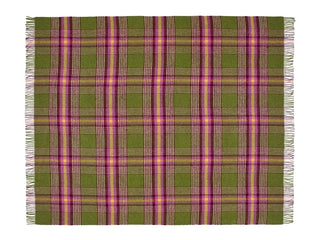 Dorset Shetland Pure New Wool Throw - Apple - LOOMSHIRE - 4