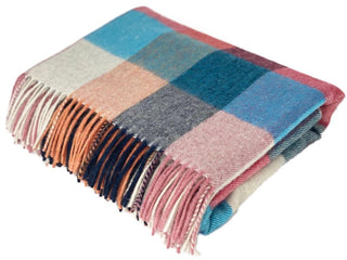 Dunira Merino Lambswool Throw - Sorbet - LOOMSHIRE - 1