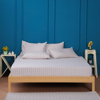 Ella Cotton - Gems Checkerboard Fitted Sheet - LOOMSHIRE - 5