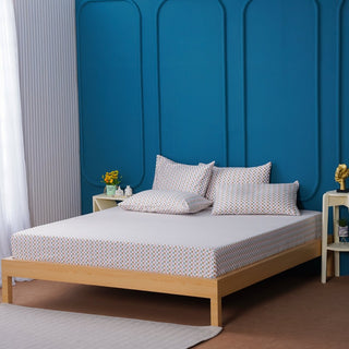 Ella Cotton - Gems Checkerboard Fitted Sheet - LOOMSHIRE - 1
