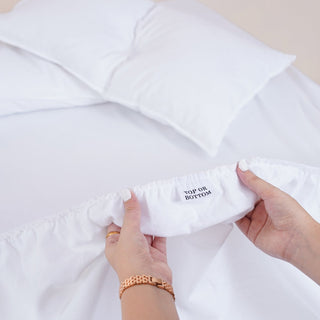 Ella Cotton - White Bedding