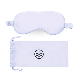 Essential Silk Sleep Eye Mask in Sky Blue (Eucalyptus Silk) - LOOMSHIRE - 1