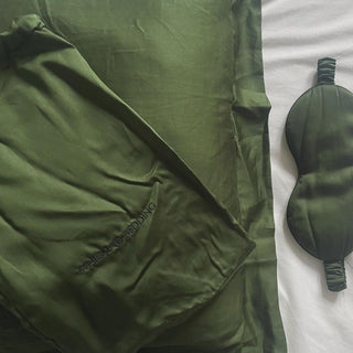 Eucalyptus Silk Pillowcase Pair in Forest Green (Best Seller) - LOOMSHIRE - 2