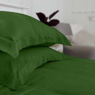 Eucalyptus Silk Pillowcase Pair in Forest Green (Best Seller) - LOOMSHIRE - 3