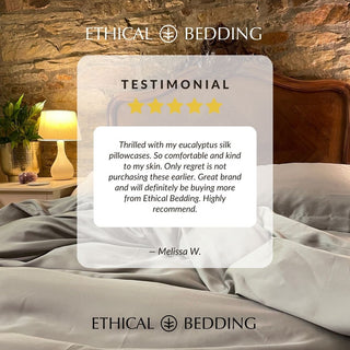 Eucalyptus Silk Pillowcase Pair in Sky Blue (Best Seller) - LOOMSHIRE - 8