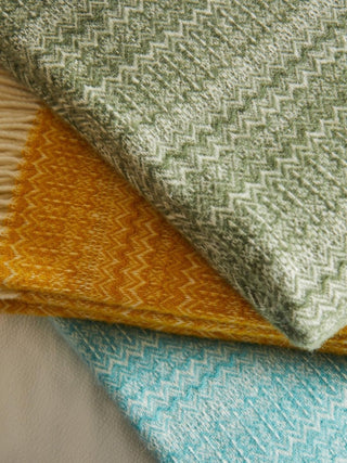 Fair Isle Pure New Wool Throw - LOOMSHIRE - 5