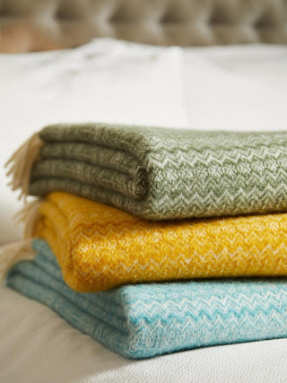 Fair Isle Pure New Wool Throw - LOOMSHIRE - 2