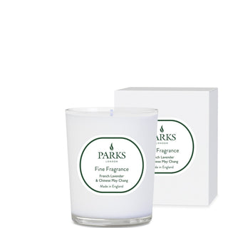 FINE FRAGRANCE 180G CANDLE FRENCH LAVENDER & CHINESE MAY CHANG - LOOMSHIRE - 2