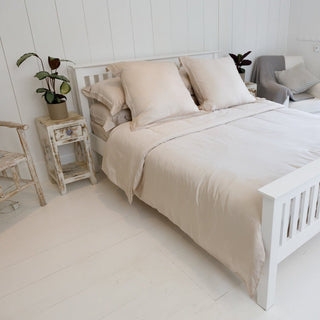 Flat Sheet in Grey (Eucalyptus Silk) - LOOMSHIRE - 5